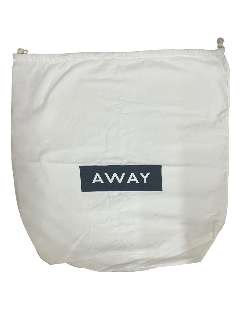 Away Luggage Authentic Large White Cotton Suitcase Laundry Dust Bag 25x26